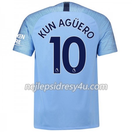 Fotbalový Dres Manchester City Kun Aguero 10 Domácí 2018/19